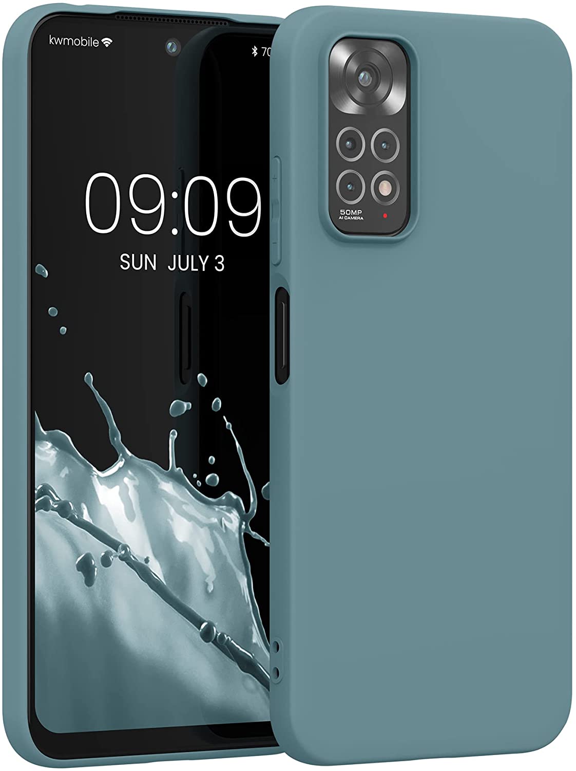 KW Xiaomi Redmi Note 11 / Redmi Note 11S Θήκη Σιλικόνης TPU - Arctic Blue - 57368.207