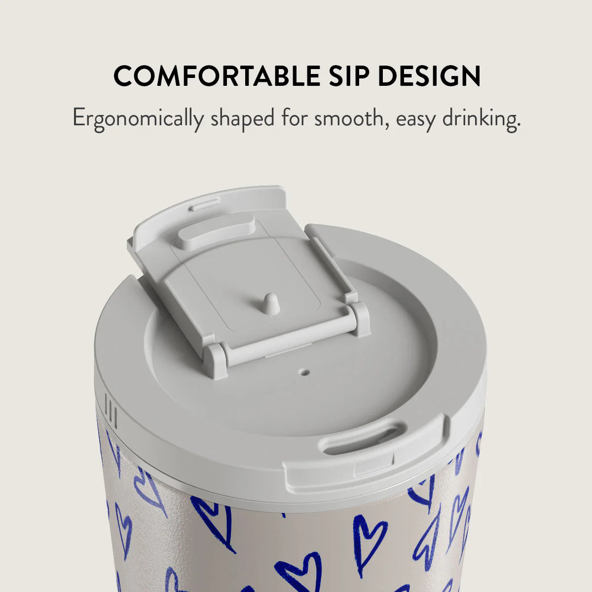 Burga Κούπα Θερμός από Ανοξείδωτο Ατσάλι - Flap Lid - 500ml - Love Me Right