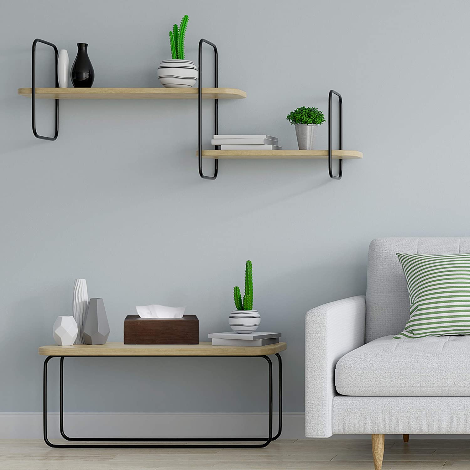 Relaxdays Ξύλινο Κουτί Αποθήκευσης για Χαρτομάντηλα - Dark Brown - 4052025232535