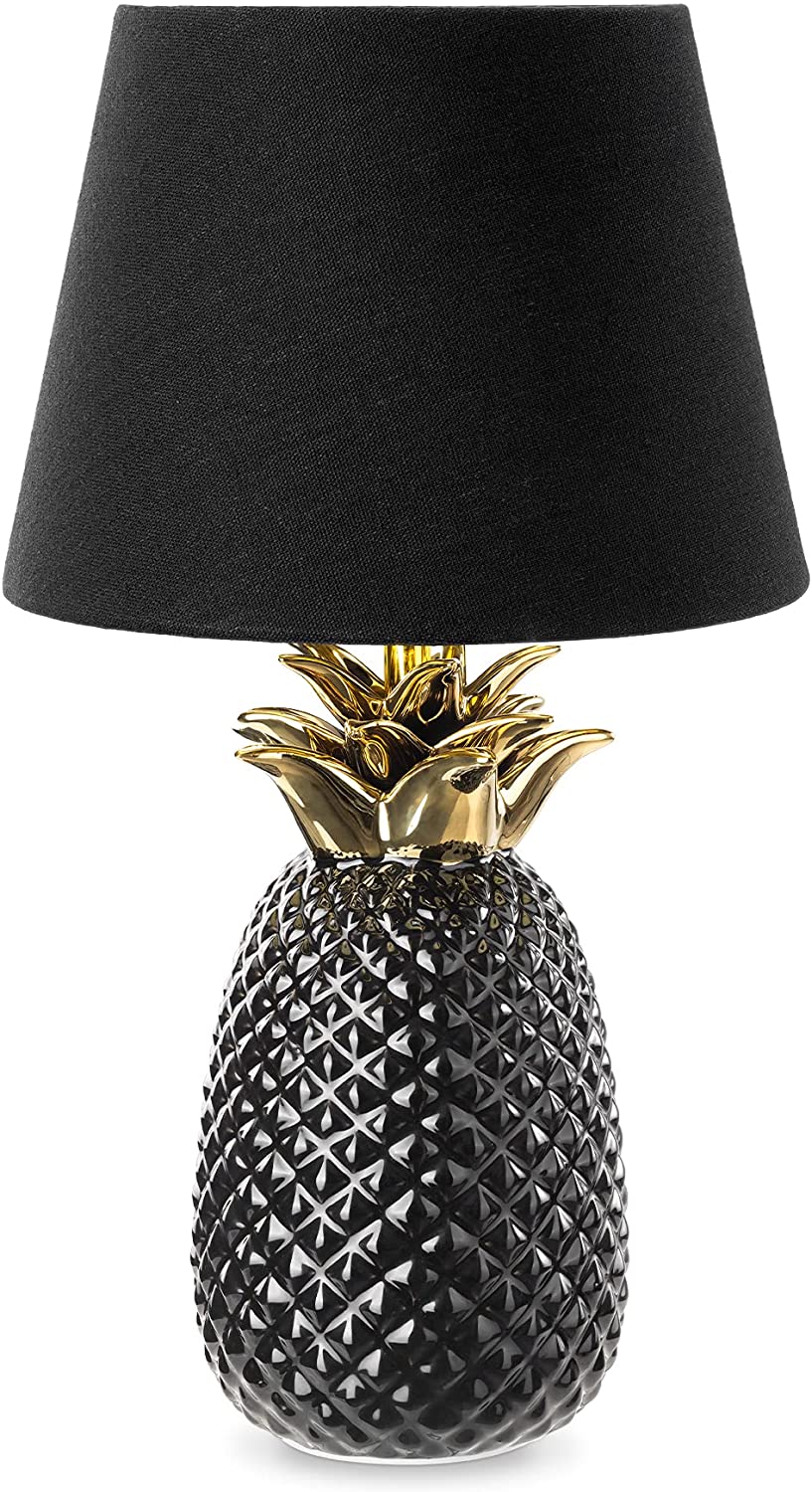 Navaris Desk Lamp Επιτραπέζιο Φωτιστικό - Ανανάς - 40cm - Black - 49151.01.01