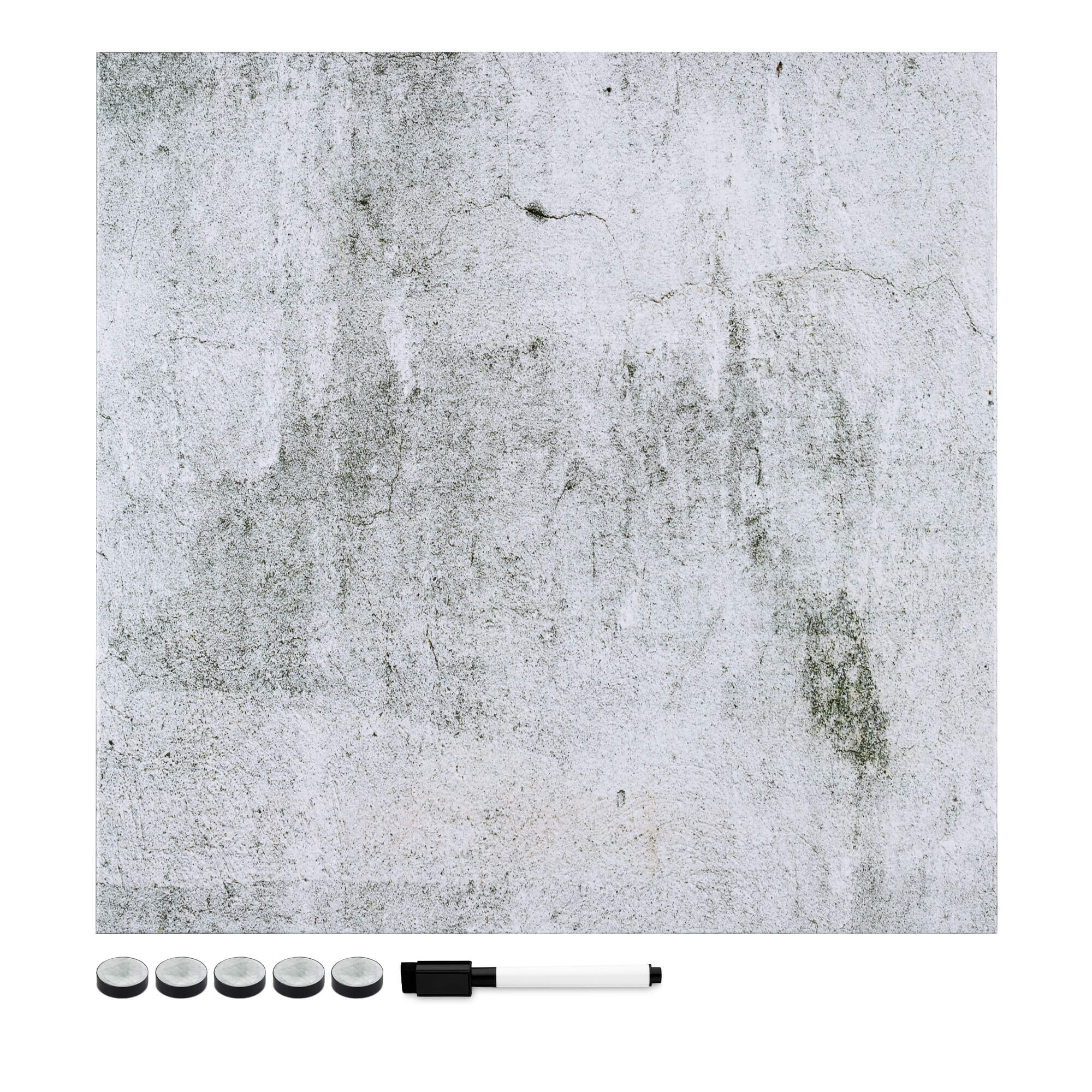 Navaris Μαγνητικός Πίνακας - Design Concrete - 40 x 40cm - 57021.01