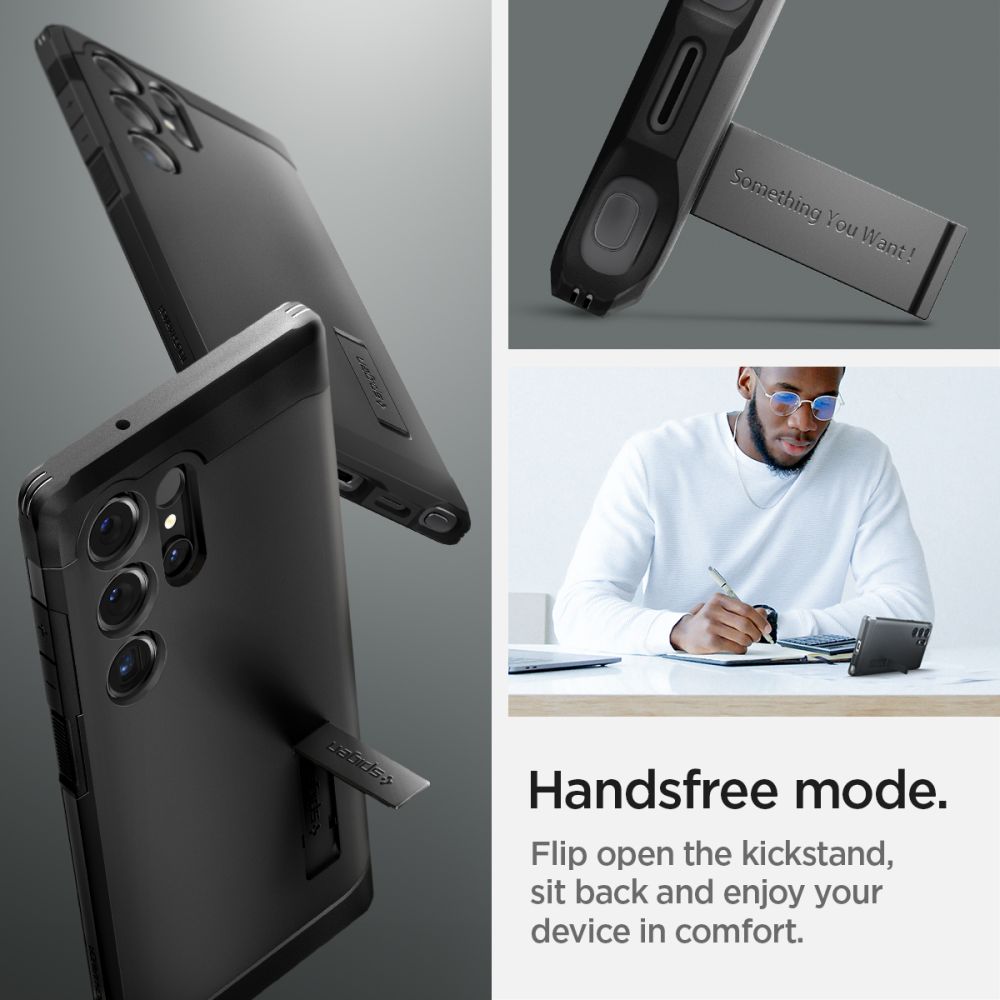 Spigen Samsung Galaxy S24 Ultra Tough Armor Σκληρή Θήκη - Black