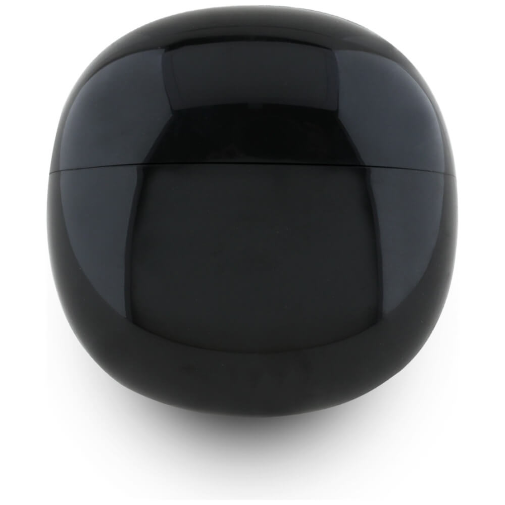 Guess TWS Glossy Effect Egg Shape Printed Classic Logo - Bluetooth 5.4 - Ασύρματα ακουστικά για Κλήσεις / Μουσική - Black