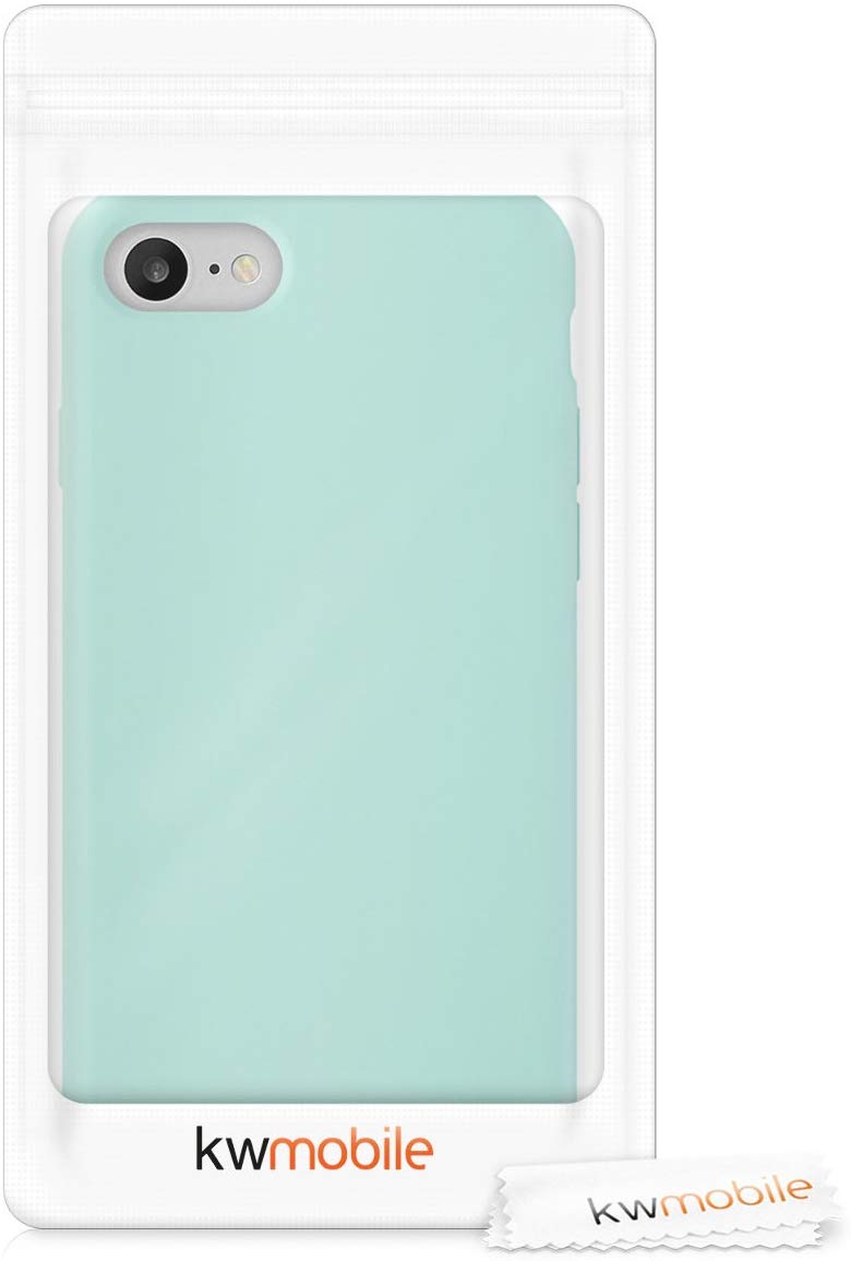 KW iPhone SE 2022 / SE 2020 / 7 / 8 Θήκη Σιλικόνης Rubber TPU - Mint - 40225.71