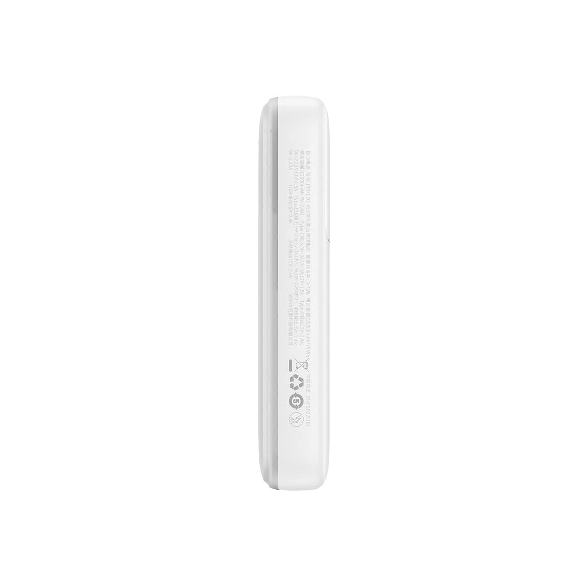 Baseus Comet Series PowerBank 20000mAh 22.5W με Ενσωματωμένα Καλώδια Type-C και Lightning - White - PPMD020102