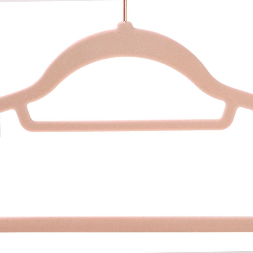 Songmics Σετ με 30 Βελούδινες Κρεμάστρες Ρούχων - Rose Gold / Light Pink - CRF21PK30