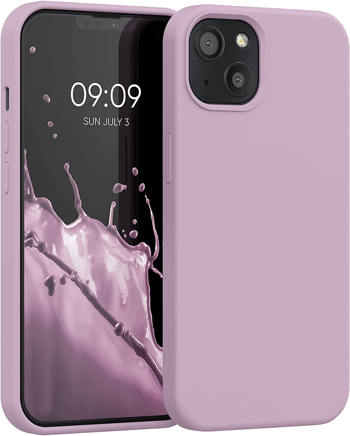 KW iPhone 13 Θήκη Σιλικόνης Rubberized TPU - Mauve - 55878.140