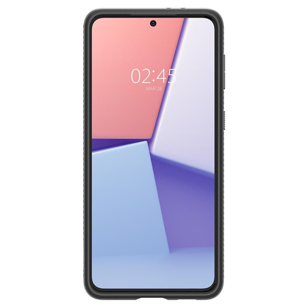 Spigen Samsung Galaxy S21 Plus Liquid Air Θήκη Σιλικόνης - Matte Black