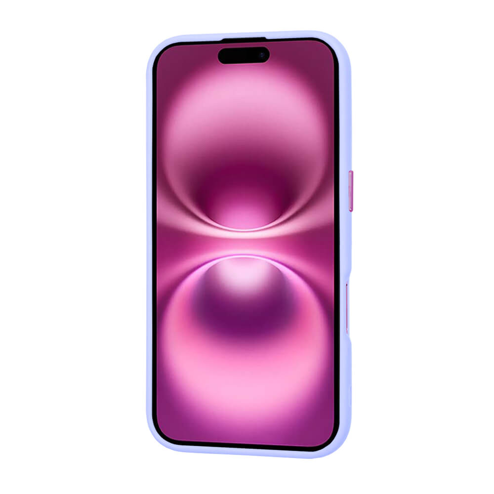 Techsuit iPhone 16 Plus - HaloFrost Series MagSafe - Σκληρή Θήκη με Πλαίσιο Σιλικόνης - Light Purple