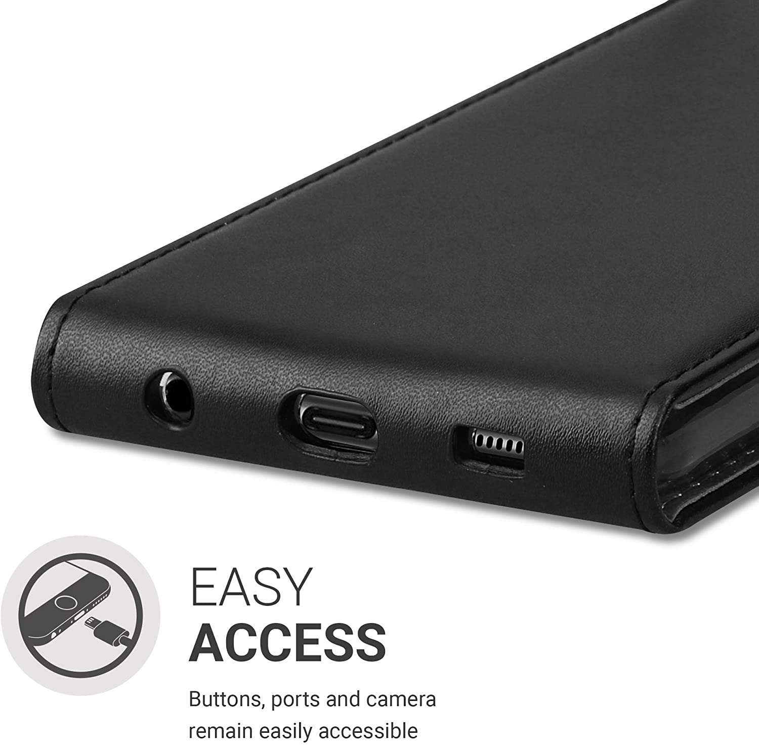 KW Samsung Galaxy A52 / A52 5G / A52s 5G Θήκη Δερματίνη Flip - Black - 54350.01