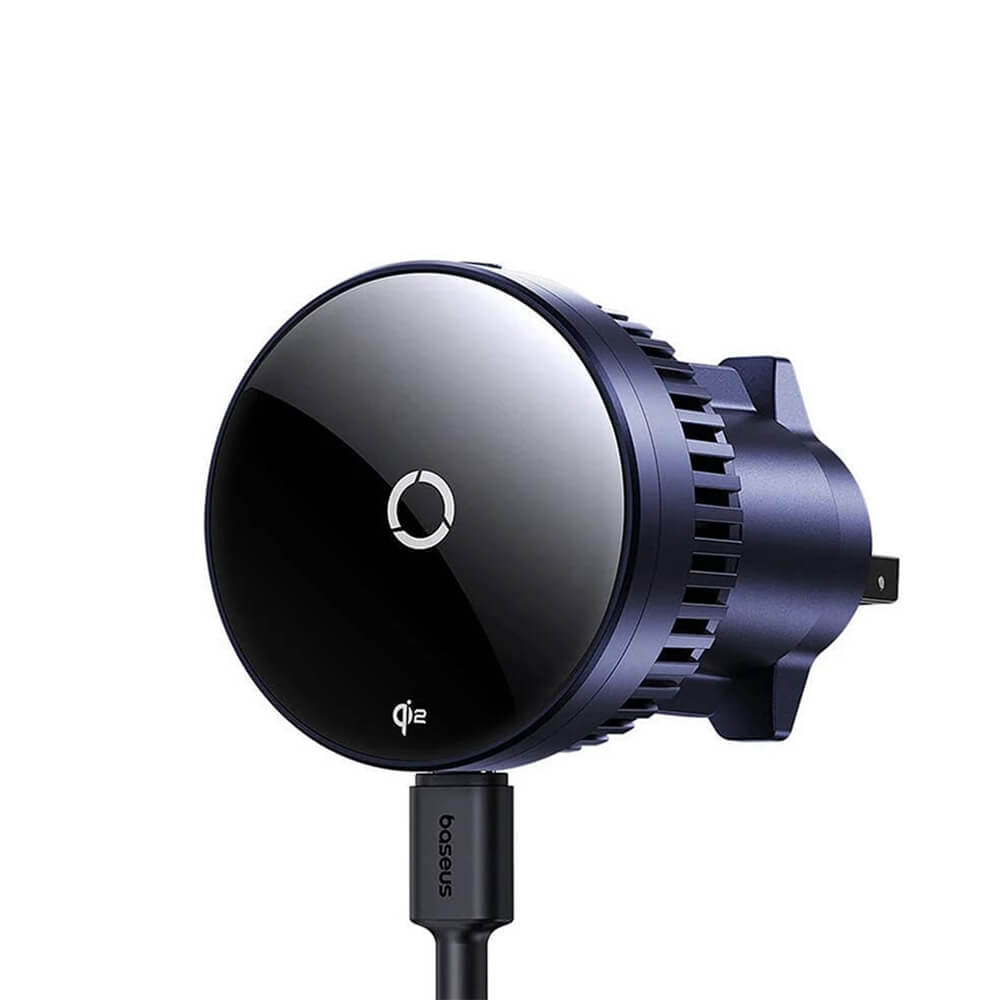 Baseus MagPro Series Μαγνητική Βάση Αυτοκινήτου Αεραγωγού με Ασύρματη Φόρτιση 15W - Cosmic Black