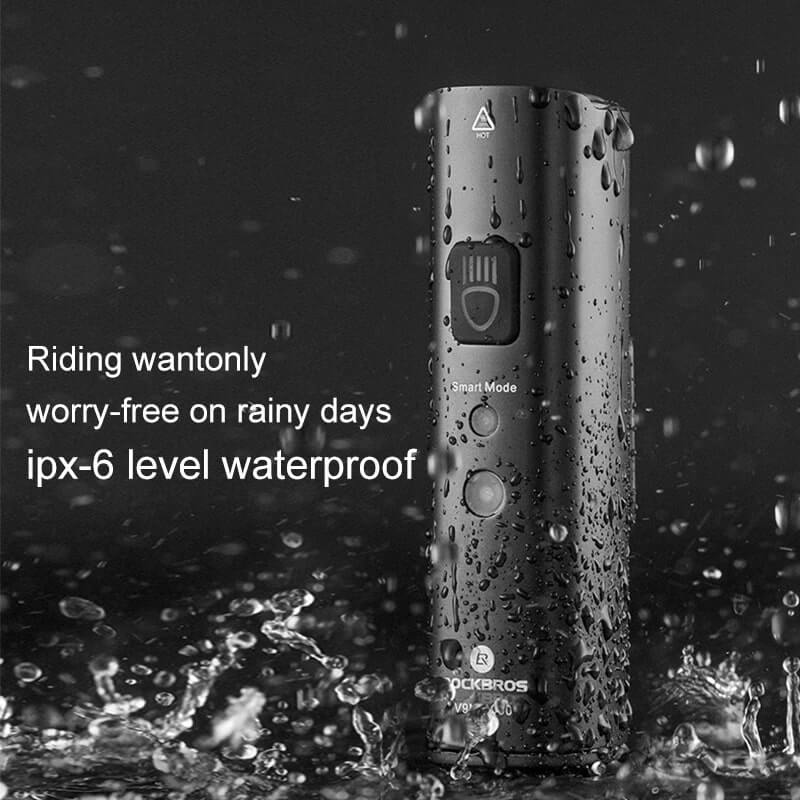 Rockbros V9M-1000 Μπροστινό Φως Ποδηλάτου 1000lm - Black