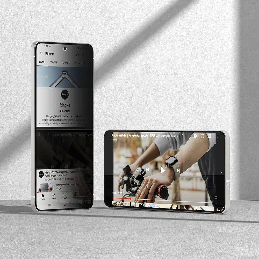 Ringke Samsung Galaxy S25 Edge - Easy Slide 2.5D 9H Αντιχαρακτικό Γυαλί Οθόνης - 2 Τεμάχια - Privacy