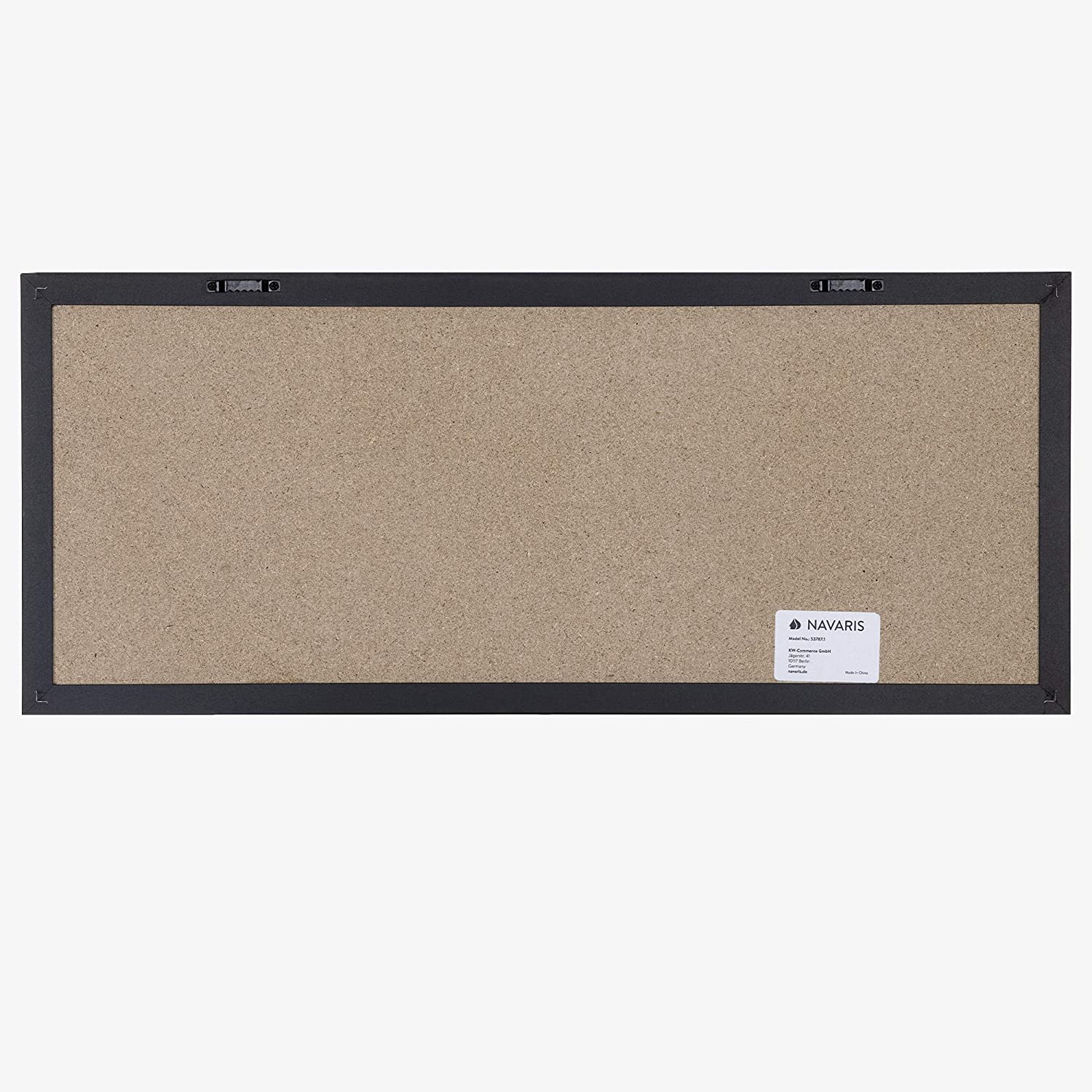 Navaris Combination Board 3 in 1 - Πίνακας 3 σε 1 με Μαυροπίνακα - Φελλό - Μαγνητικό Πίνακα 60 x 25cm - Multicolour - 53787.1