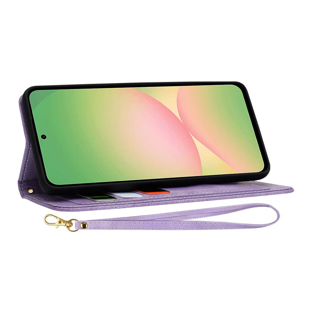 Techsuit Samsung Galaxy A56 5G - FlipCraft - Θήκη Πορτοφόλι από Δερματίνη - Mysterious Purple