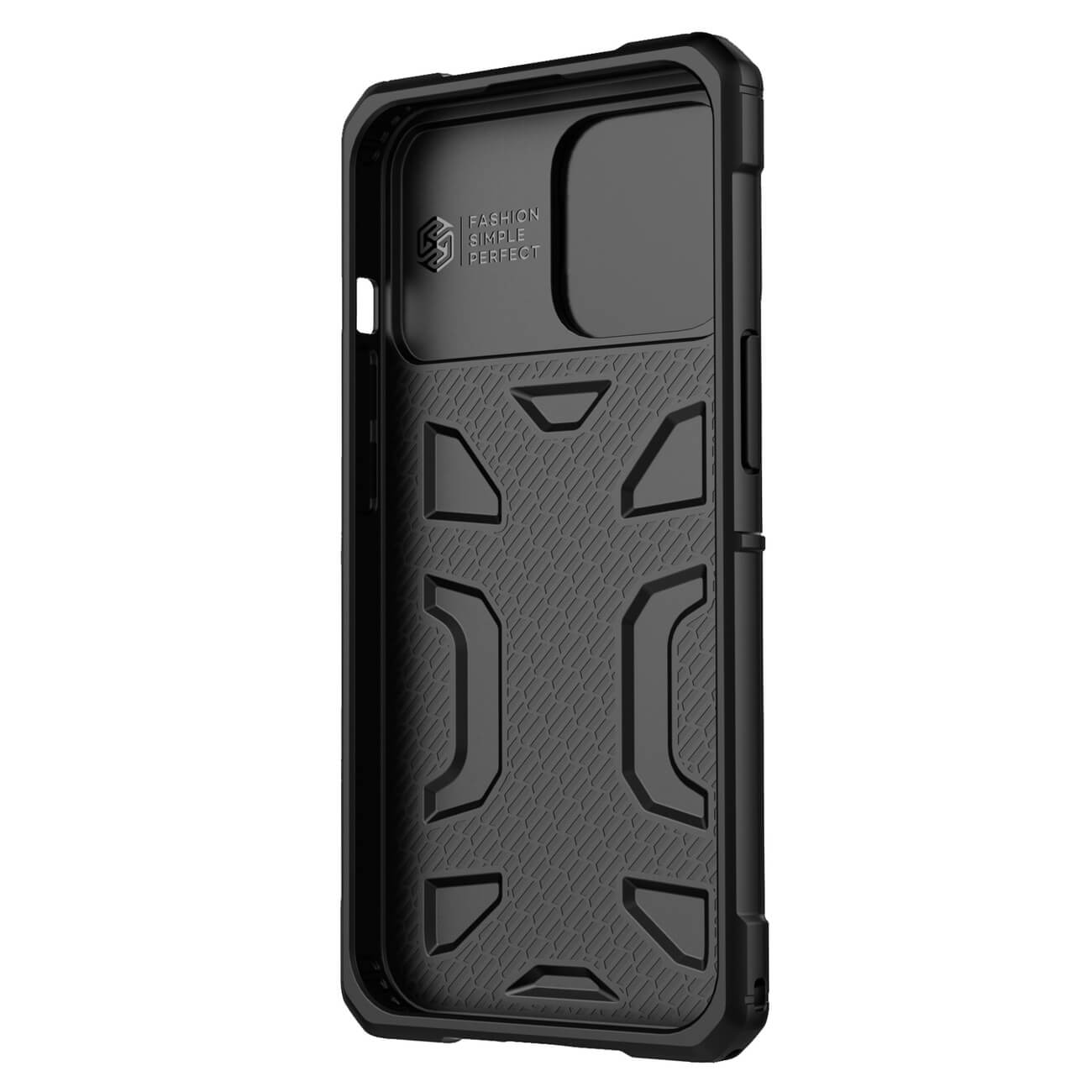 Nillkin iPhone 13 Pro Armored Case with Camera Cover Σκληρή Θήκη με Κάλυμμα για την Κάμερα - Black