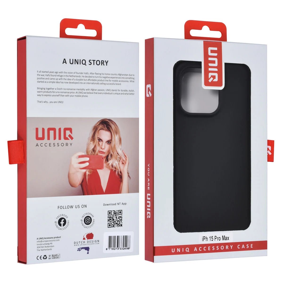 Tuniq iPhone 15 Pro Max Θήκη Σιλικόνης - Μαύρη