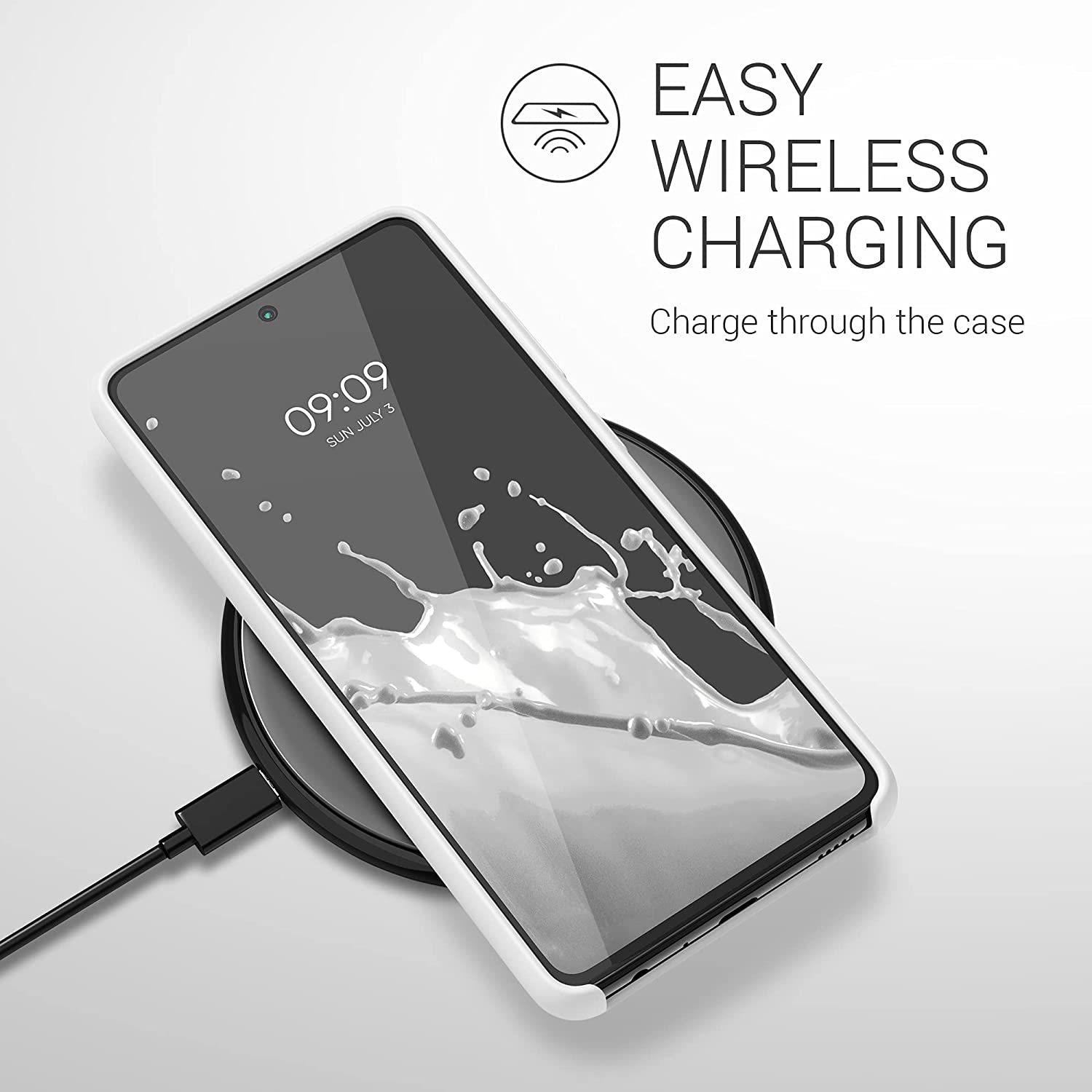 KW Samsung Galaxy A52 / A52 5G / A52s 5G Θήκη Σιλικόνης Rubber TPU - Matte White - 54347.48