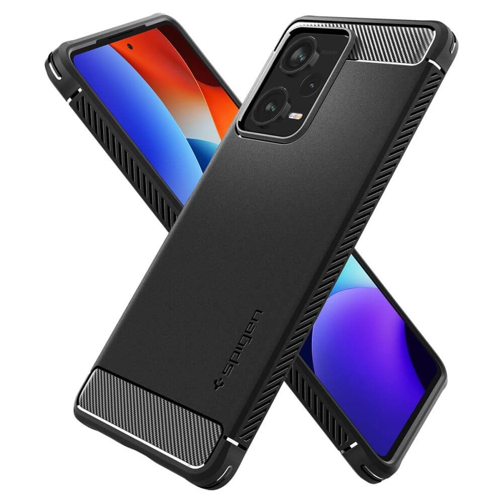 Spigen Xiaomi Redmi Note 12 Pro+ Θήκη TPU Rugged Armor - Matte Black
