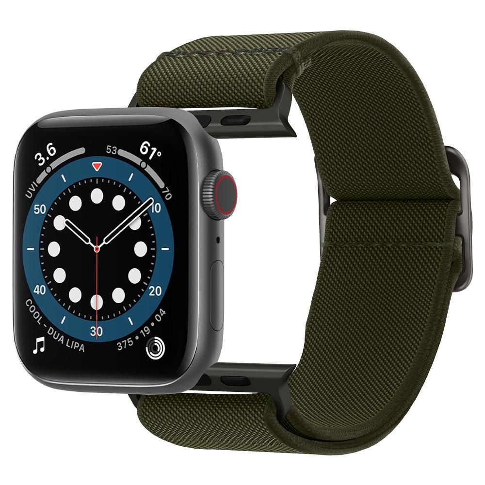 Spigen Λουράκι Apple Watch 2 / 3 / 4 / 5 / 6 / 7 / 8 / 9 / SE / SE 2 / ULTRA / ULTRA 2 - 42 / 44 / 45 / 49 mm Fit Lite - Khaki