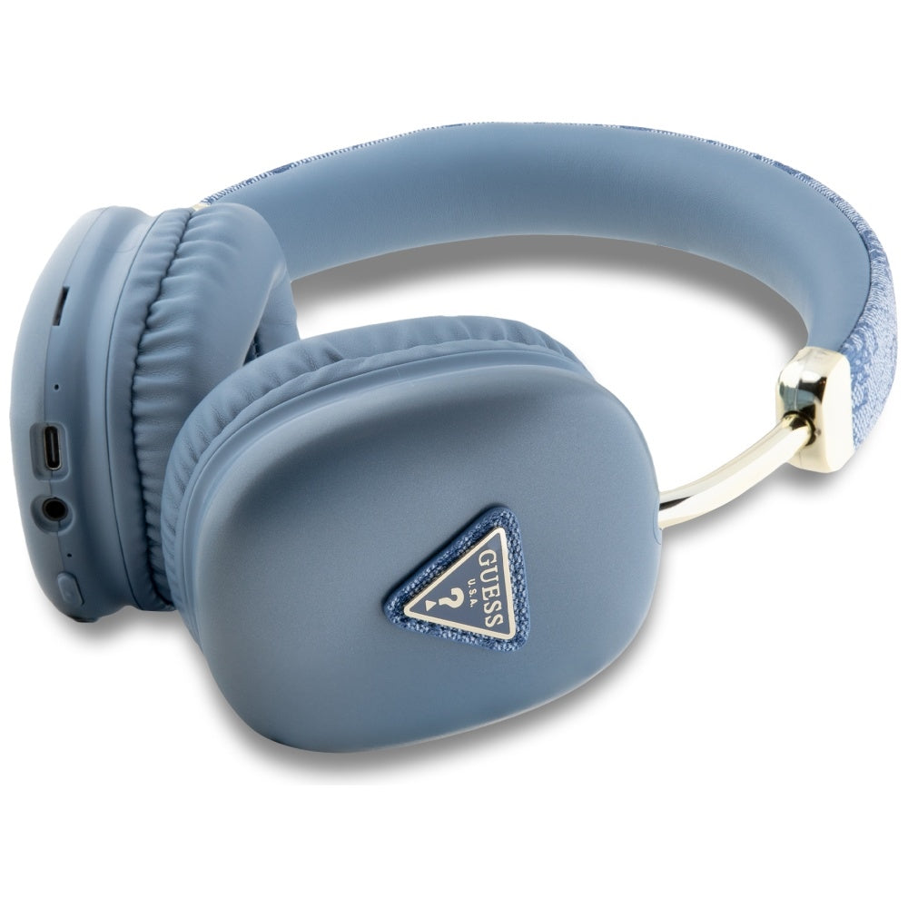 Guess Over-Ear 4G Triangle Logo - Ασύρματα Bluetooth Ακουστικά - Blue