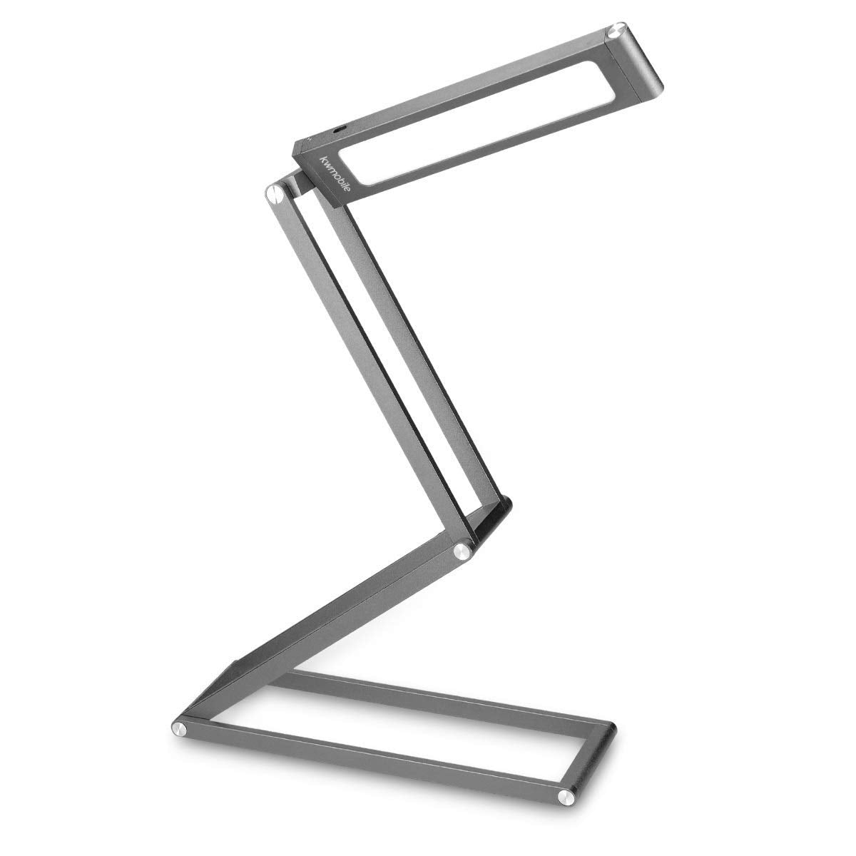 KW LED Folding Desk Lamp Επαναφορτιζόμενο Αναδιπλούμενο Μεταλλικό Φωτιστικό με καλώδιο Micro USB - Anthracite - 45535.73