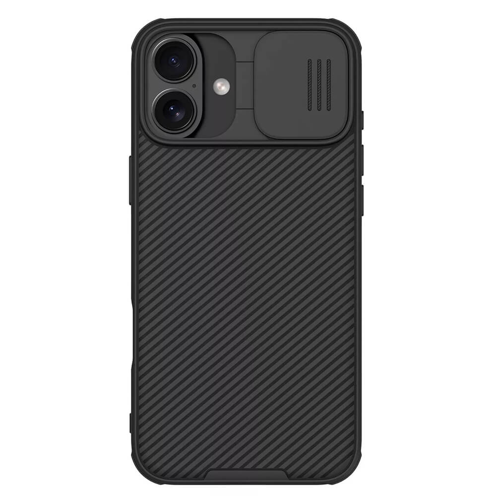 Nillkin iPhone 16 CamShield Pro Σκληρή Θήκη με Κάλυμμα για την Κάμερα - Black
