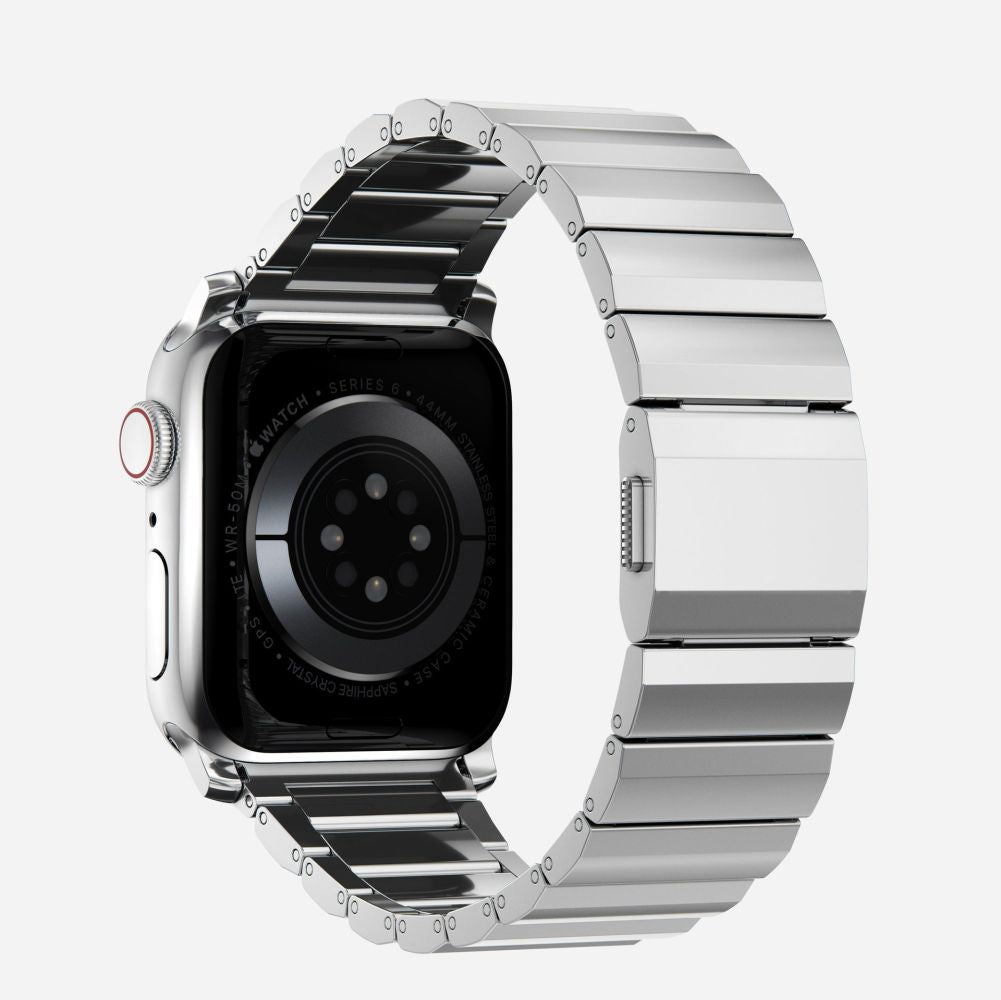 Tech-Protect Λουράκι Apple Watch 4/5/6/7/8/9/10/11 - SE (1/2/3) - ULTRA (1/2/3) - 44/45/46/49mm SteelBand από Ανοξείδωτο Ατσάλι - Silver