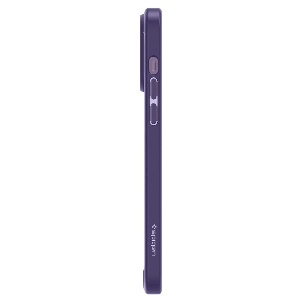 Spigen iPhone 14 Pro Ultra Hybrid Σκληρή Θήκη με Πλαίσιο Σιλικόνης - Deep Purple