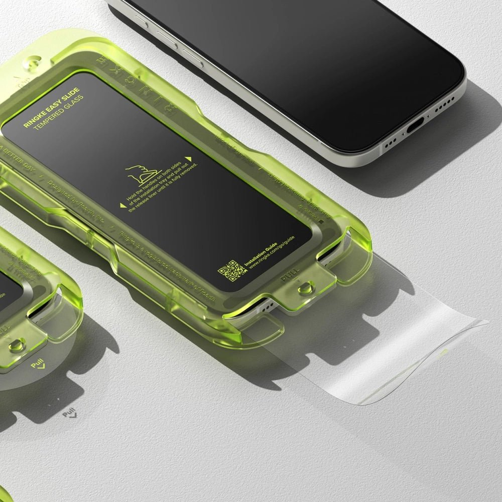 Ringke iPhone 17 - Easy Slide - Case Friendly Αντιχαρακτικό Γυαλί Οθόνης - 2 Τεμάχια - Black