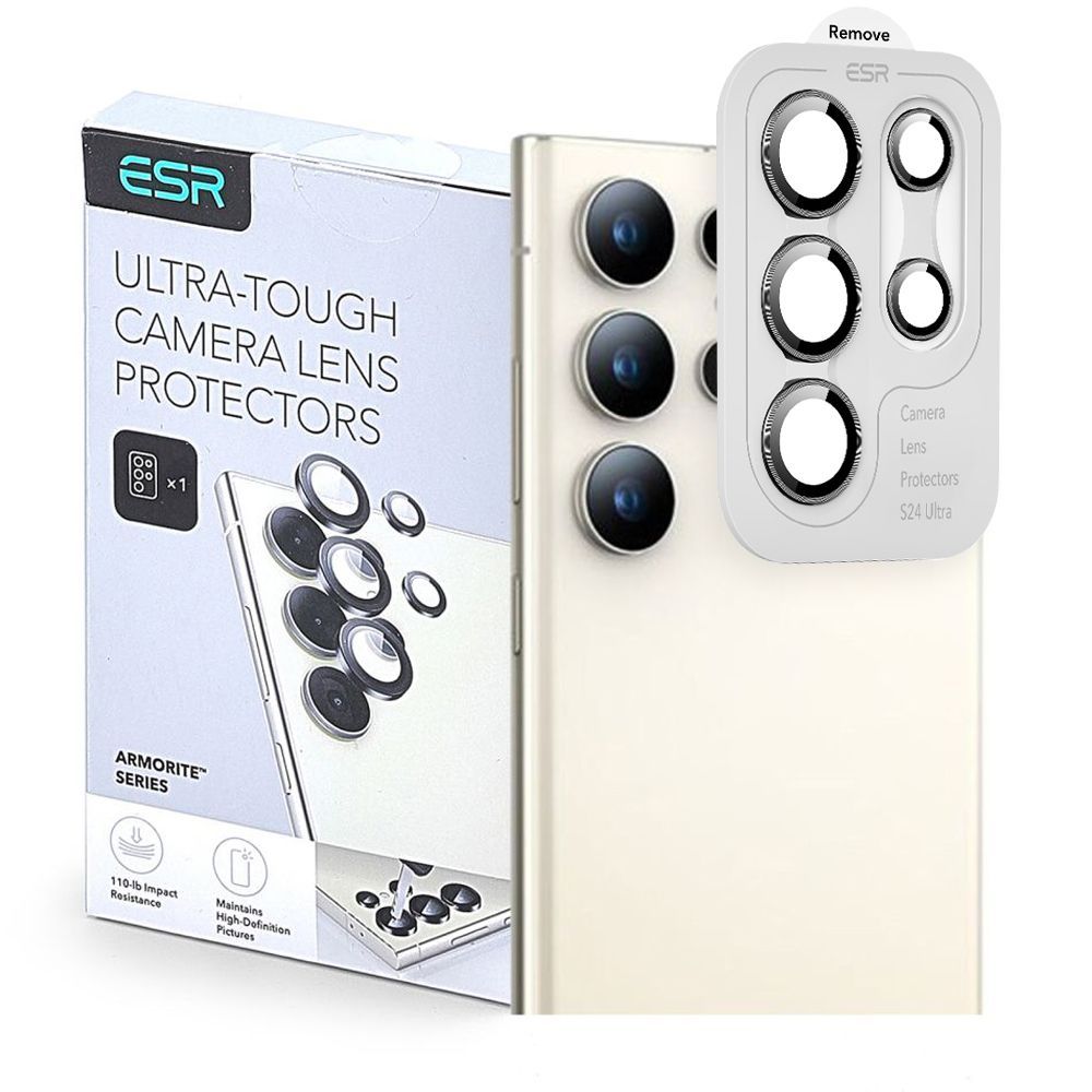 ESR Samsung Galaxy S25 Ultra Armorite Camera Lens 9H Αντιχαρακτικό Γυαλί για την Κάμερα - Black