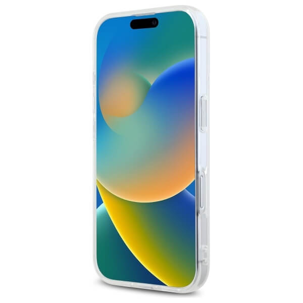 US Polo iPhone 16 - IML Ring - MagSafe Σκληρή Θήκη με Πλαίσιο Σιλικόνης - White - USHMP16SHOCLDPW