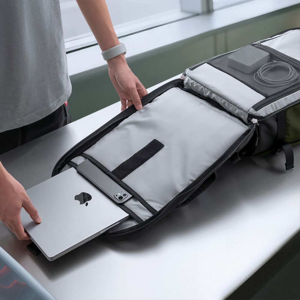 Tech-Protect Σακίδιο Καμπίνας για Laptop - 24L - Defender S70 - Military Green