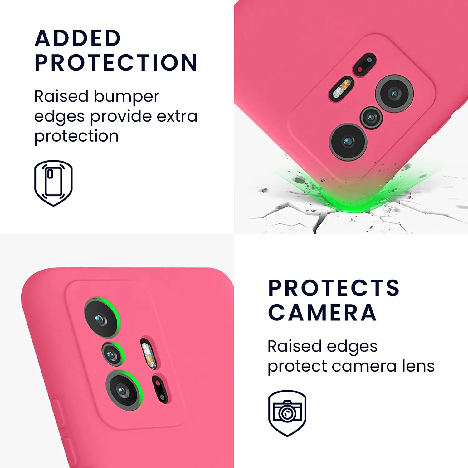 KW Xiaomi 11T / 11T Pro Θήκη Σιλικόνης Rubberized TPU - Awesome Pink - 56573.238