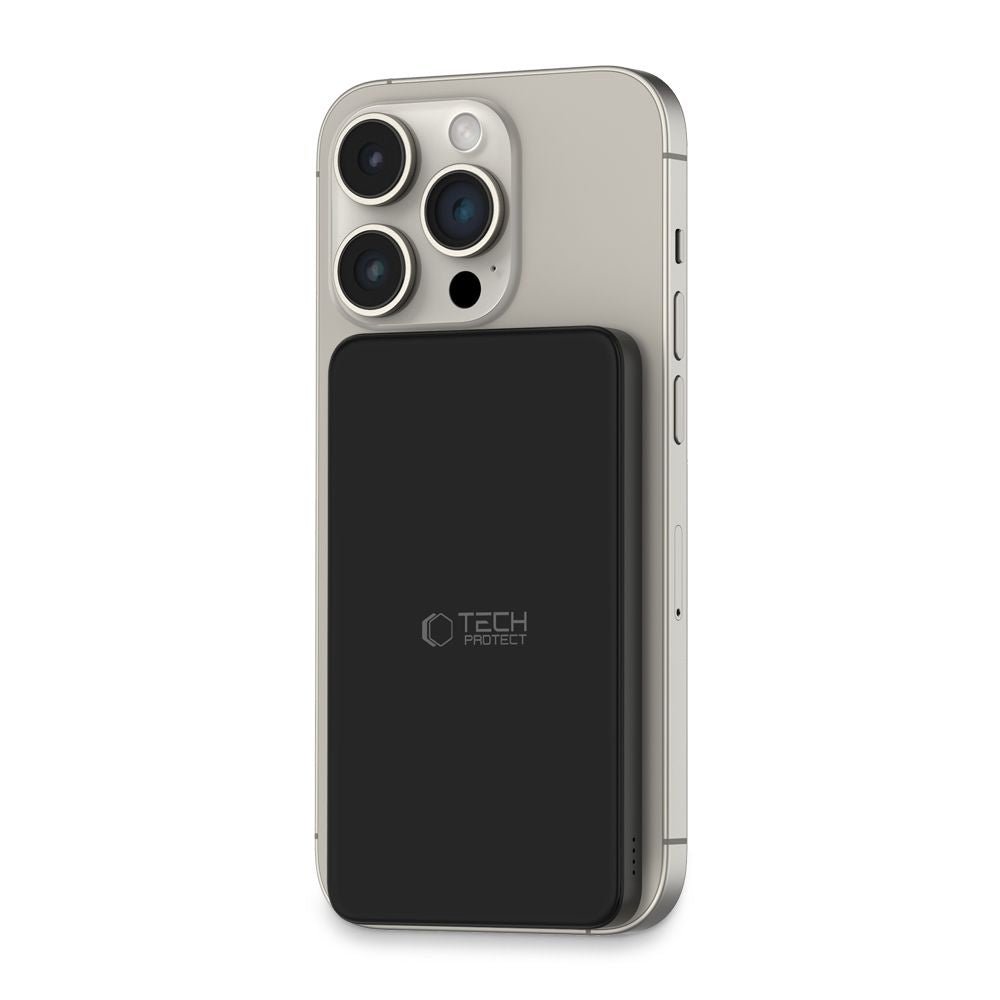 Tech - Protect Lifemag MagSafe PowerBank Μαγνητικό PowerBank Κινητού 5000 mAh - Black