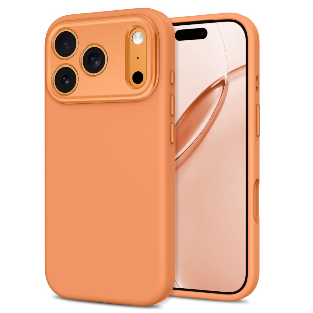 Tech-Protect iPhone 18 Pro / iPhone 17 Pro - Σκληρή Θήκη με Πλαίσιο Σιλικόνης και MagSafe - Uniq MagSafe CC - Cosmic Orange
