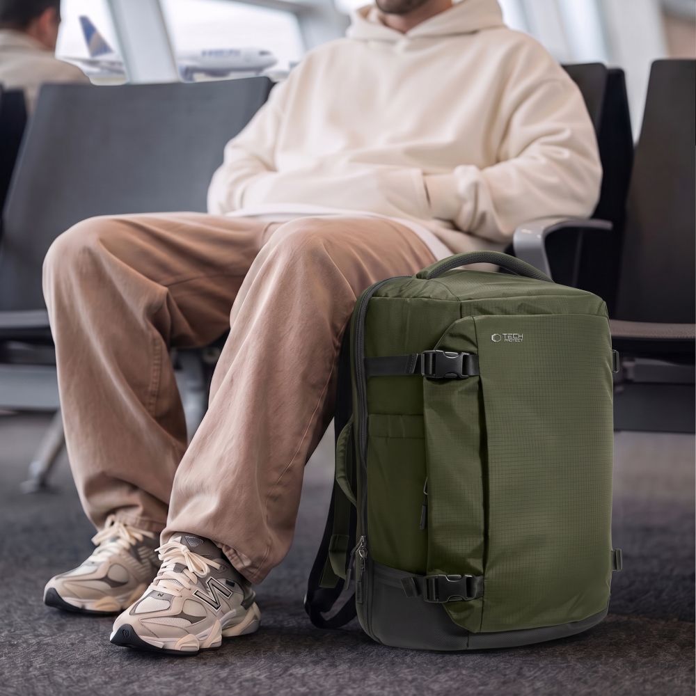 Tech-Protect Σακίδιο Καμπίνας για Laptop - 24L - Defender S70 - Military Green