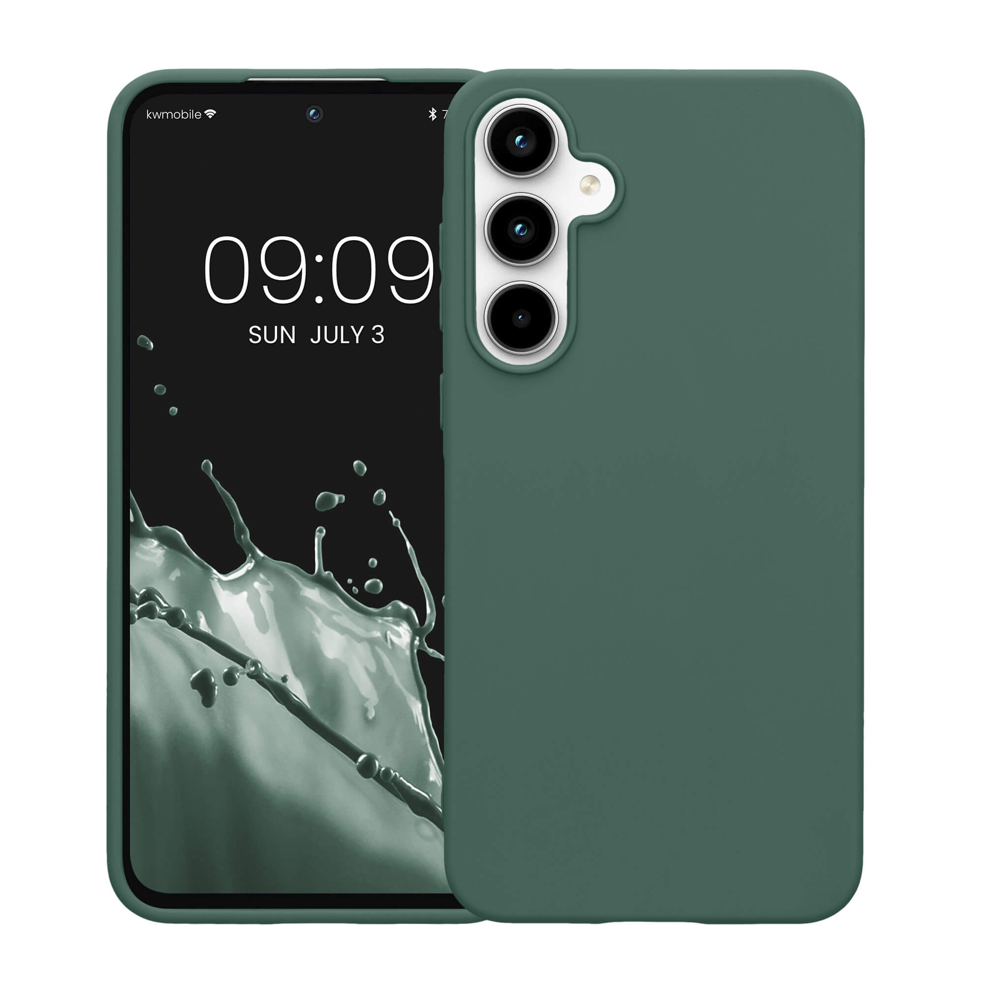 KW Samsung Galaxy A55 5G Λεπτή Θήκη Σιλικόνης TPU - Forest Green