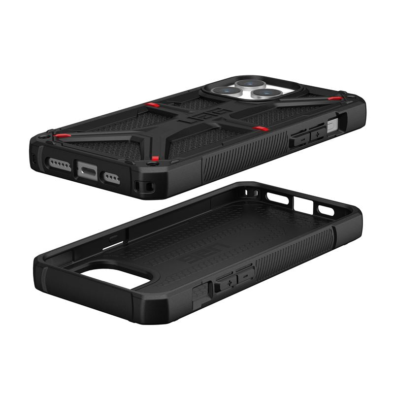UAG iPhone 15 Pro Max Monarch Kevlar Series Σκληρή Θήκη - Kevlar Black