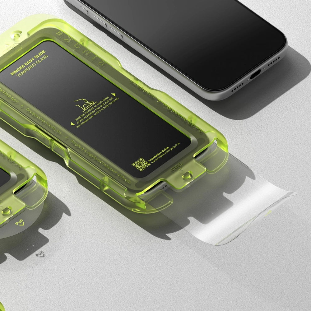 Ringke iPhone 17 Pro - Easy Slide - Case Friendly Αντιχαρακτικό Γυαλί Οθόνης - 2 Τεμάχια - Black