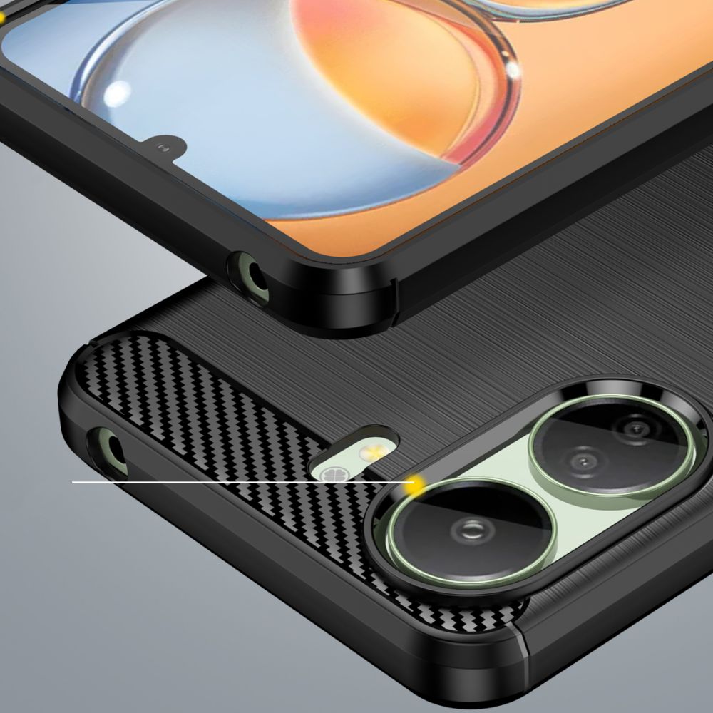 Tech - Protect Xiaomi Redmi 13C / Poco C65 Θήκη Rugged Carbon TPU - Black