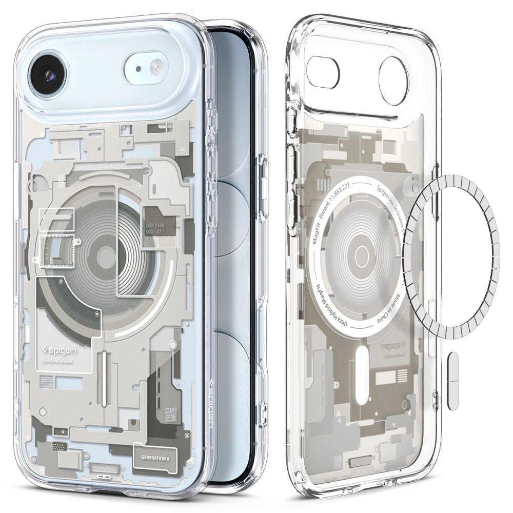 Spigen iPhone Air - Ultra Hybrid Mag - Σκληρή Θήκη με Πλαίσιο Σιλικόνης Και MagSafe - Zero One Natural Titanium