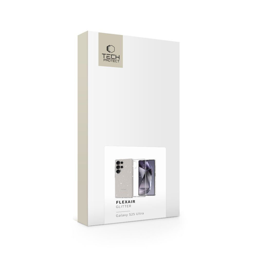 Tech-Protect Samsung Galaxy S25 Ultra Flexair Θήκη Σιλικόνης - Glitter