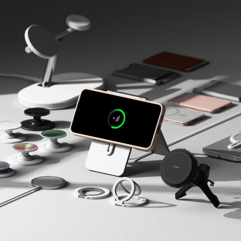 Ringke Samsung Galaxy S25 Plus Silicone Magnetic MagSafe Case Θήκη Σιλικόνης με MagSafe - Pink Sand