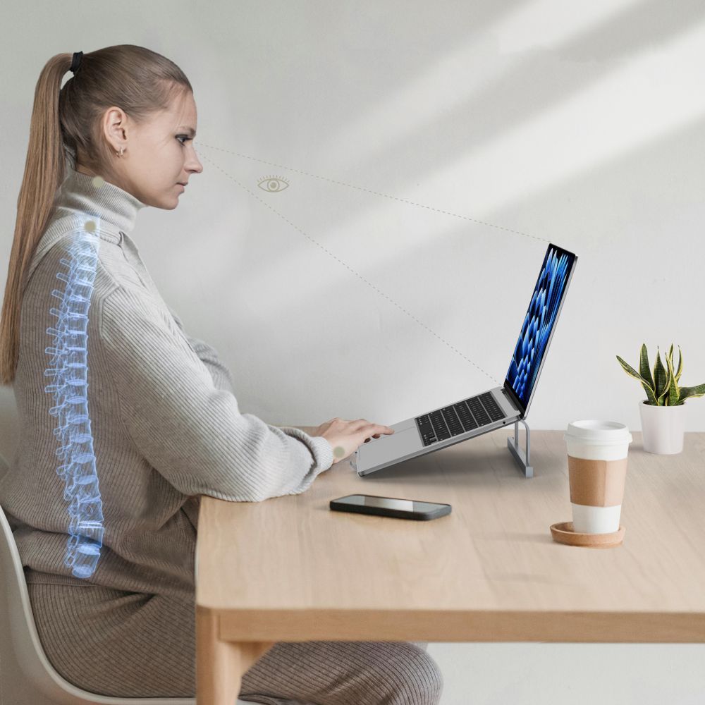 Tech-Protect ULS100 Universal Βάση Στήριξης Laptop - Silver