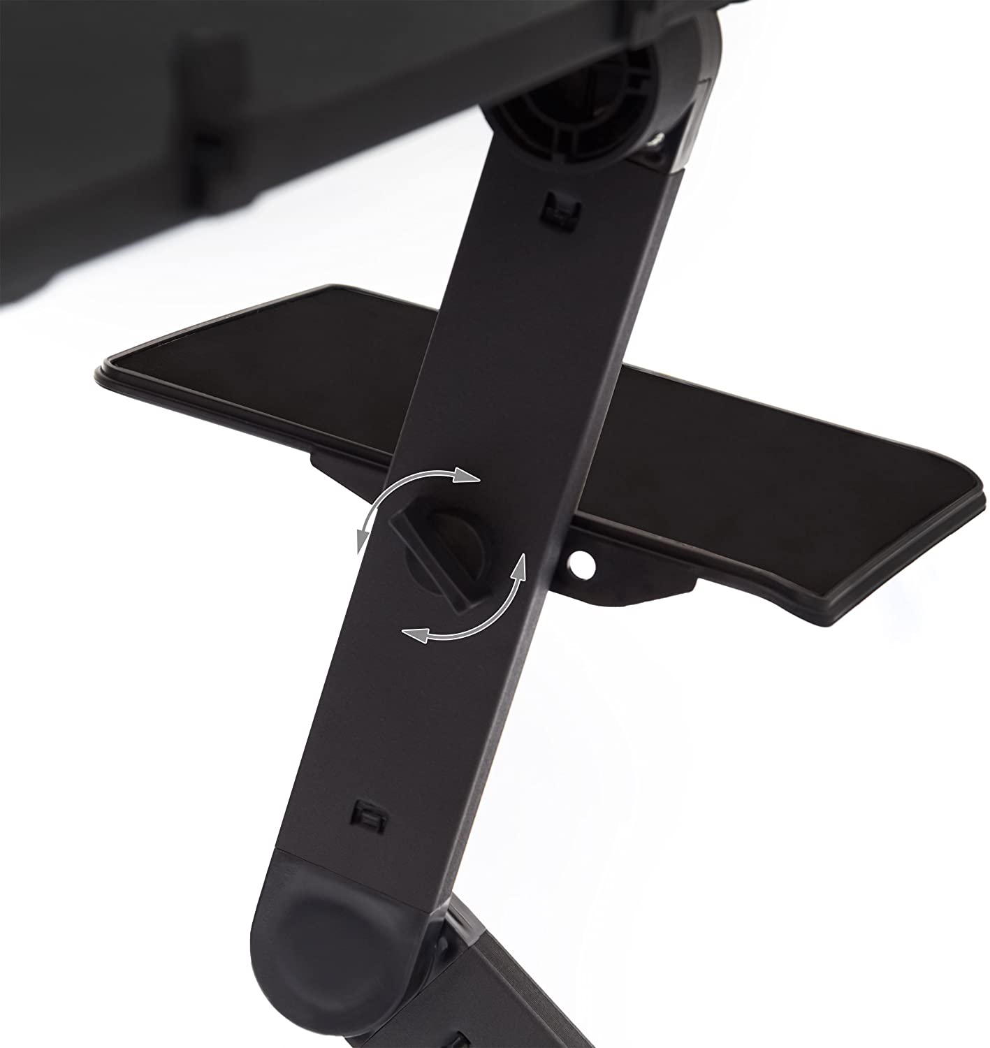 Relaxdays Βάση Φορητού Υπολογιστή με Ρυθμιζόμενο Ύψος και Ενσωματωμένο Ανεμιστήρα - Black - 4052025193362