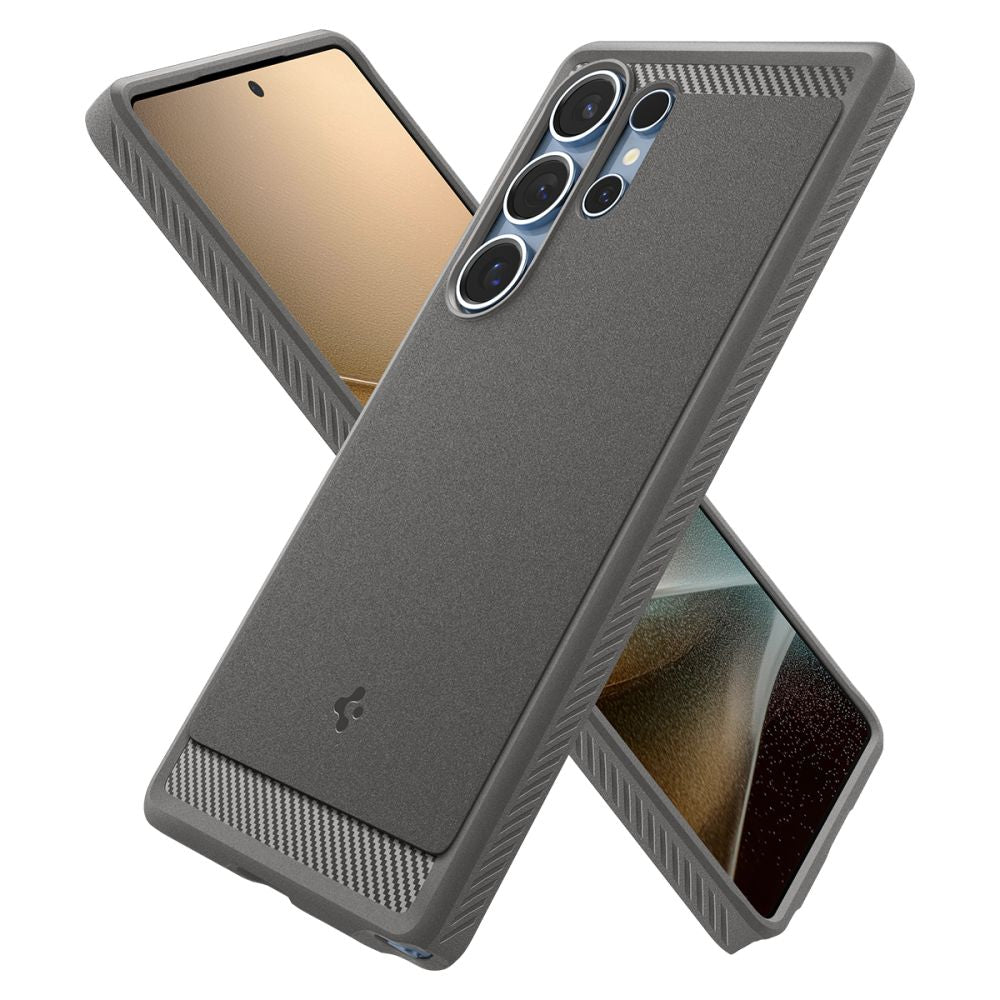 Spigen Samsung Galaxy S25 Ultra - Rugged Armor Mag - Θήκη TPU με MagSafe - Marble Grey