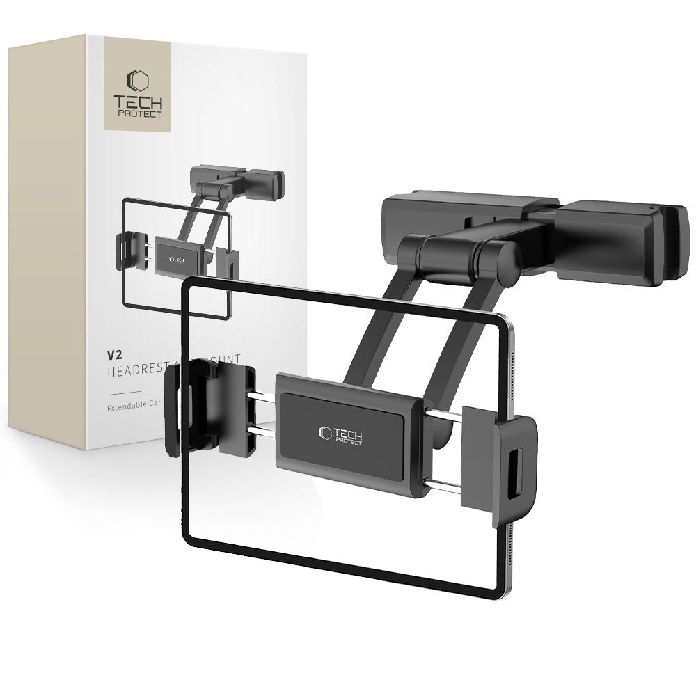 Tech-Protect V2 Stretchable Βάση Αυτοκίνητου για τα Πίσω Καθίσματα - Black