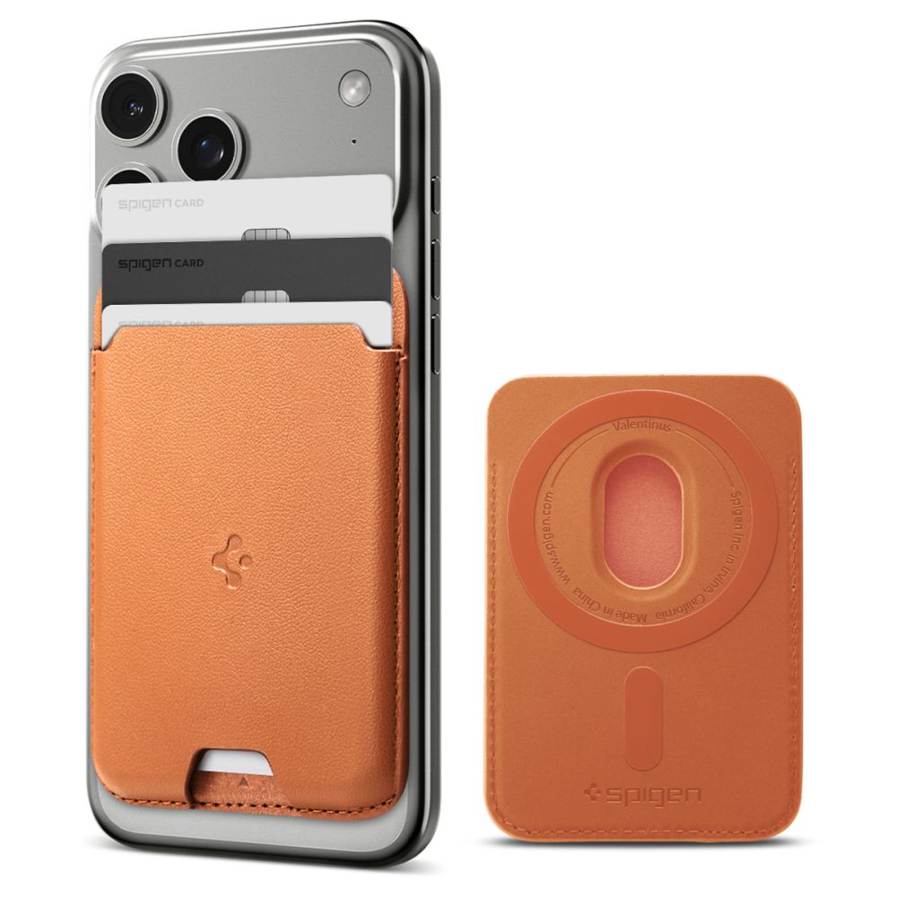 Spigen Universal Θήκη για Κάρτες - Valentinus MagSafe Card Holder - Metallic Orange