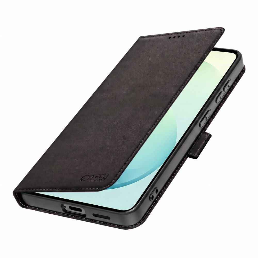 Tech-Protect Samsung Galaxy S26 FE - Θήκη Πορτοφόλι Stand από Δερματίνη - Wallet - Black